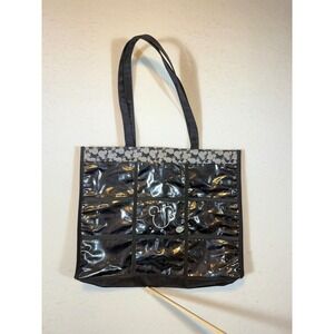 Disney Parks Black Clear Panel Tote Bag Purse Mickey Mouse Shopping